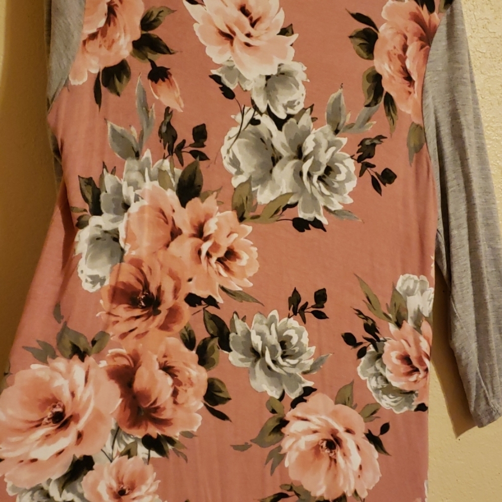 Floral womens blouse